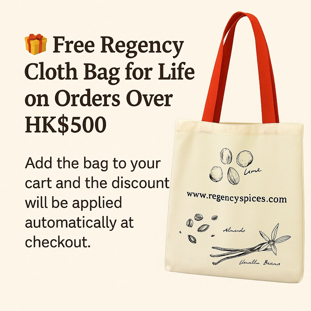 Free Gift: Regency Cloth Bag for Life!