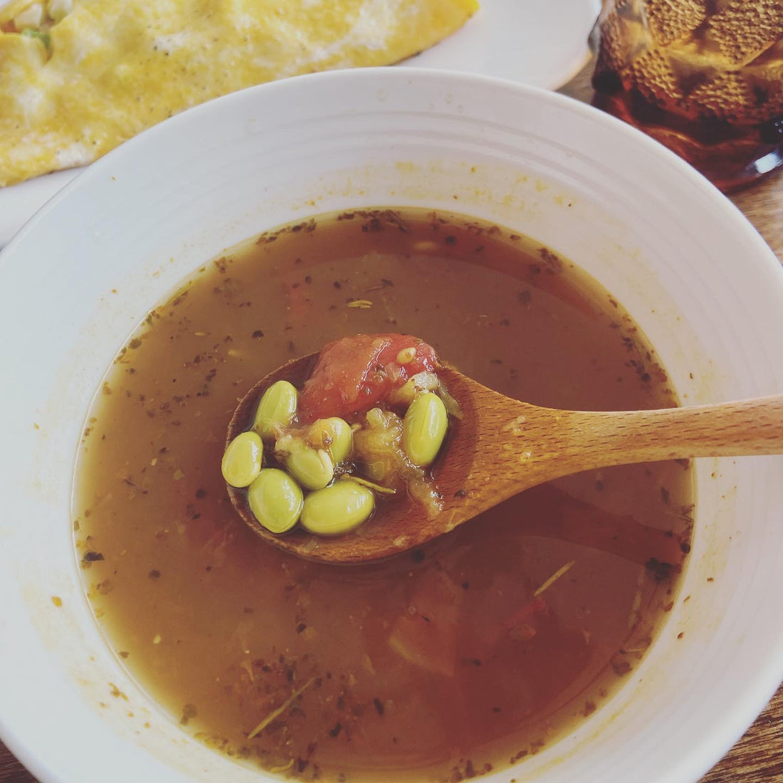 Green Soybeans Spice Soup 毛豆香料暖胃湯