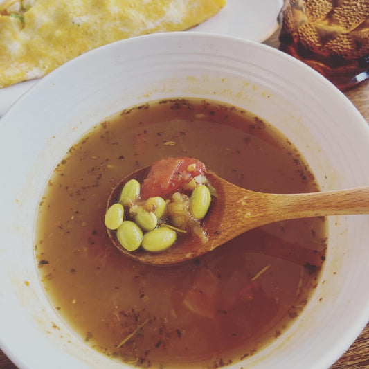 Green Soybeans Spice Soup 毛豆香料暖胃湯