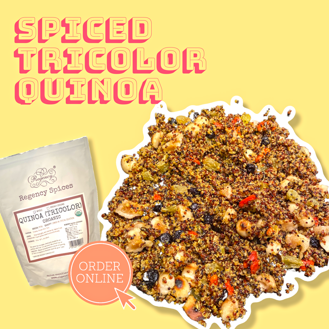 Spiced Turmeric Tricolor Quinoa 薑黃香料三色藜麥