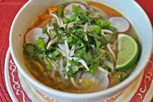 Full flavoured Vegetarian Pho Recipe