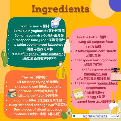 墨西哥捲餅調味料 (Tacos Seasoning)