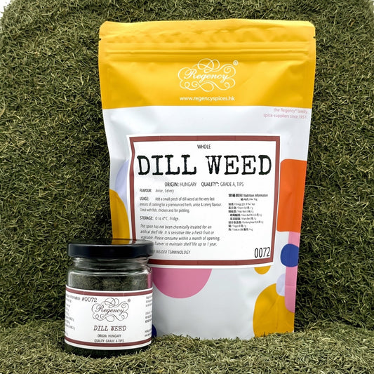 Dill Weed Regency packaging on bed of dill weed